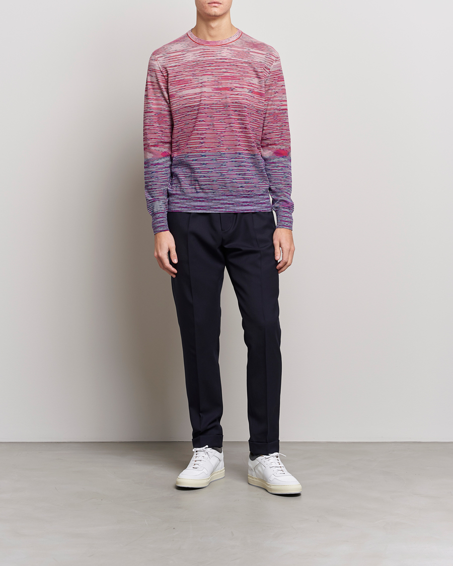 Homme | Pulls Et Tricots | Missoni | Striped Degrade Sweater Red