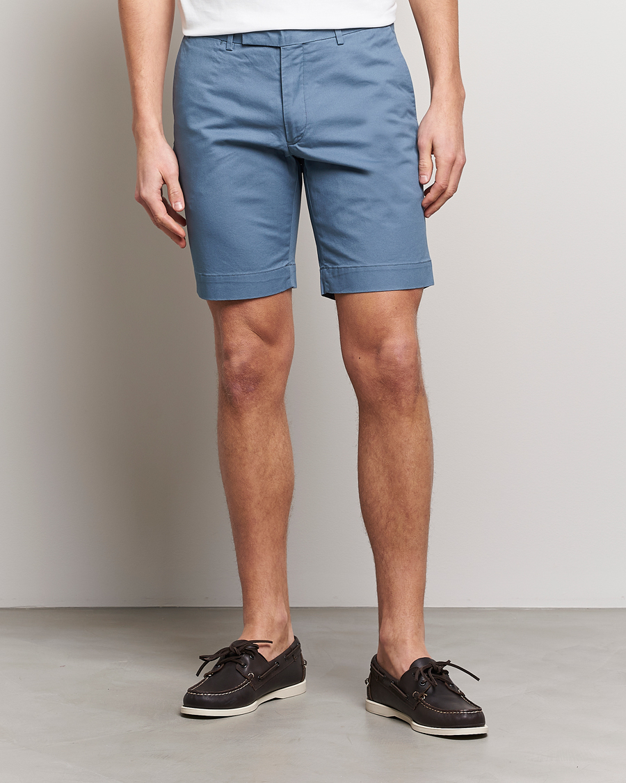 Homme |  | Polo Ralph Lauren | Tailored Slim Fit Shorts Anchor Blue