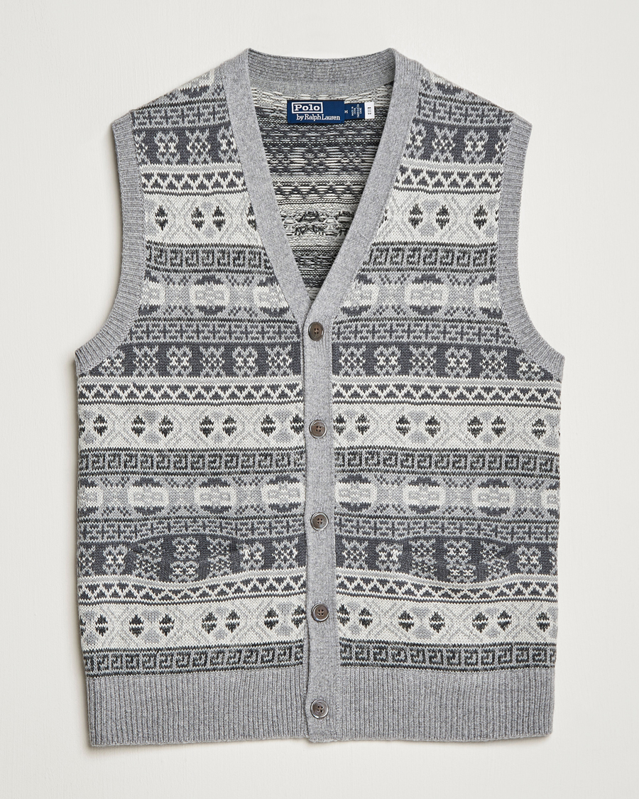 Gilet ralph discount lauren homme gris