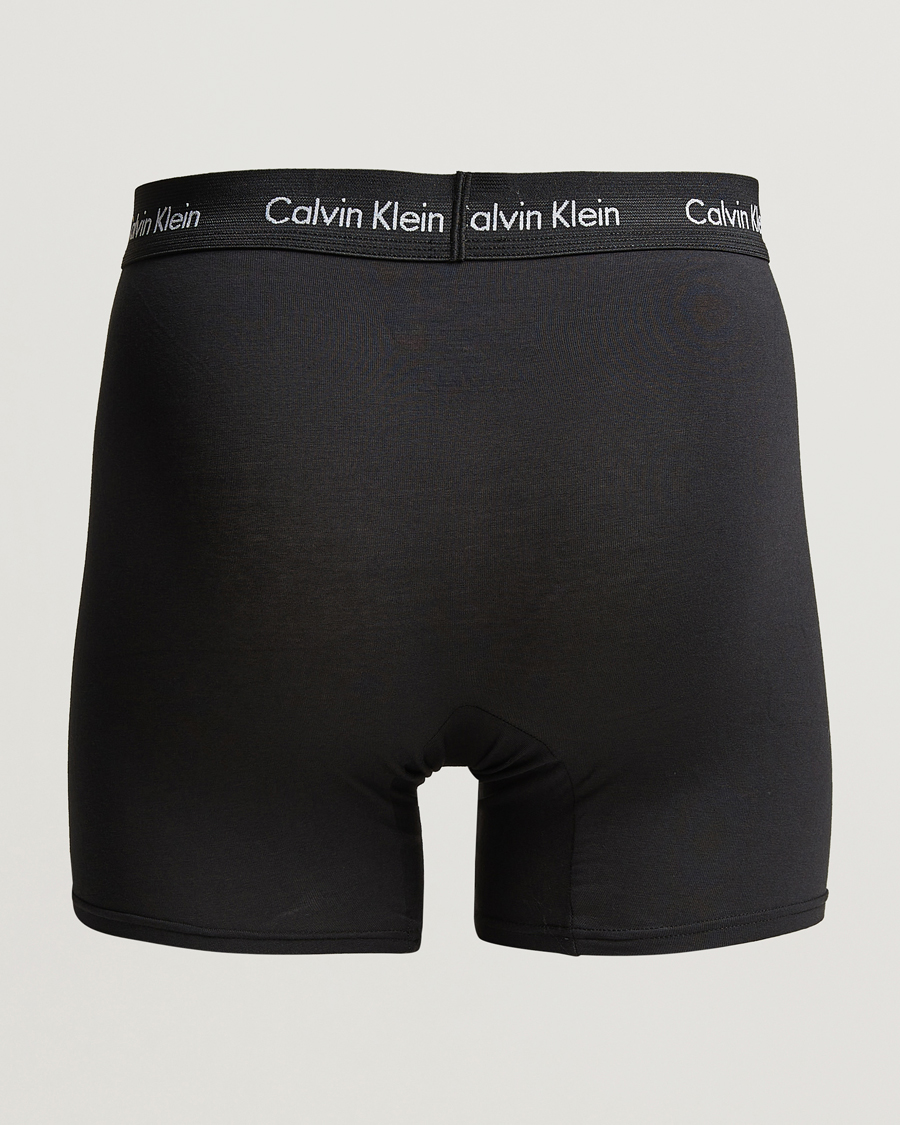 Homme | Sous-Vêtements Et Chaussettes | Calvin Klein | Cotton Stretch 3-Pack Boxer Brief Black/Port Red/Grey