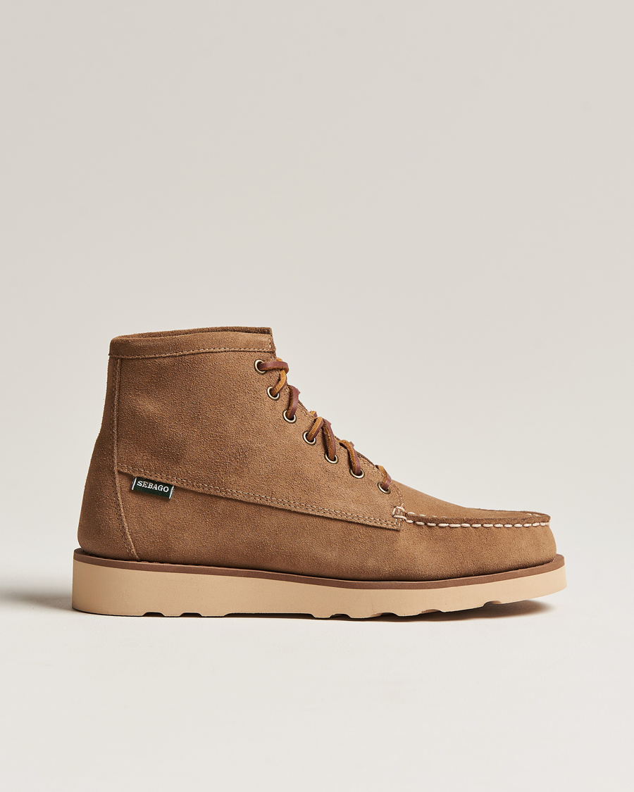 Sebago Tala Oiled Suede Mid Boot Beige Camel Acheter Sebago