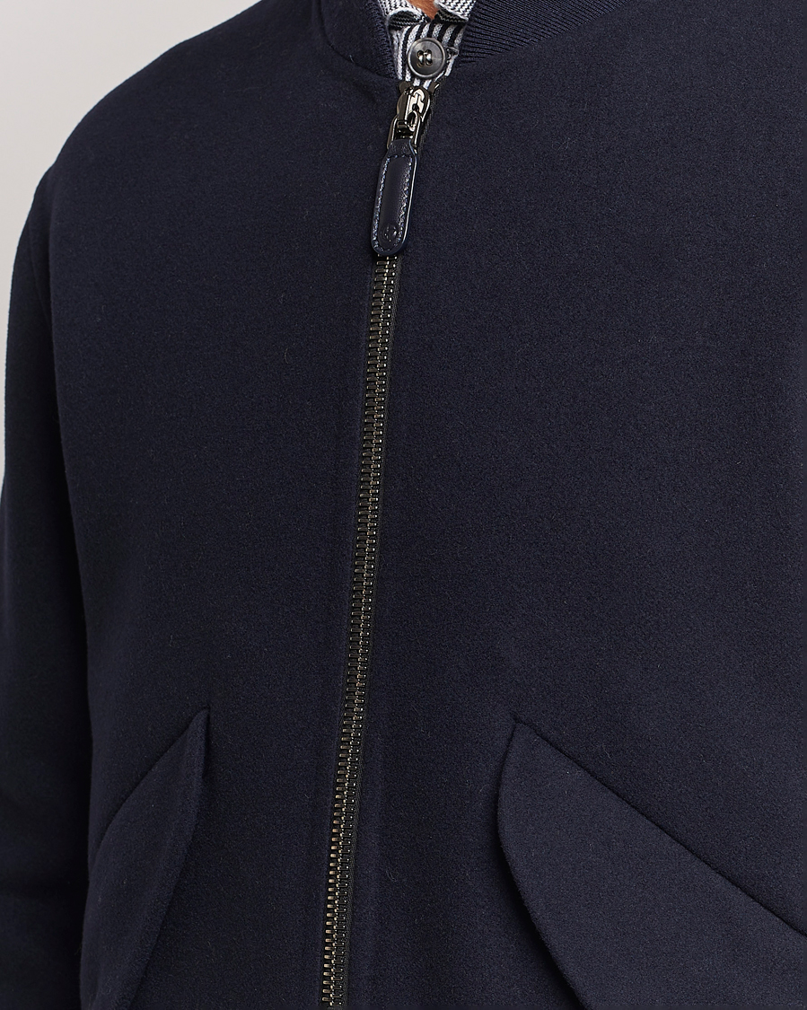 Homme | Manteaux Et Vestes | Giorgio Armani | Wool/Cashmere Bomber Jacket Navy