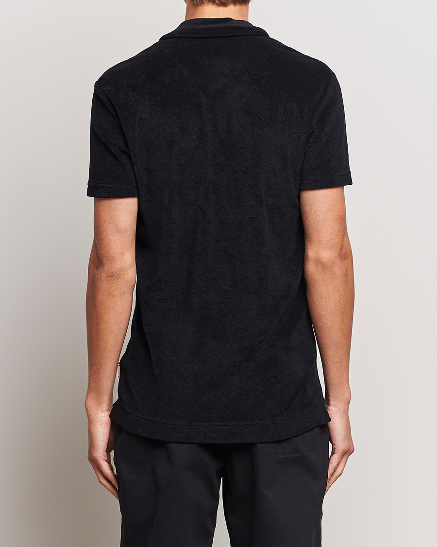 Homme | Polos | Orlebar Brown | Terry Polo Black