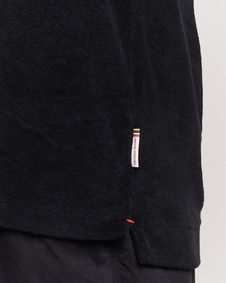 Homme | Polos | Orlebar Brown | Terry Polo Black