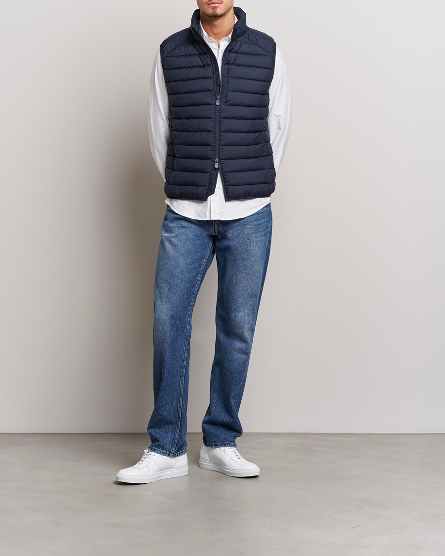 Homme | Manteaux Et Vestes | Save The Duck | Rhus Matt Lightweight Vest Blue Black