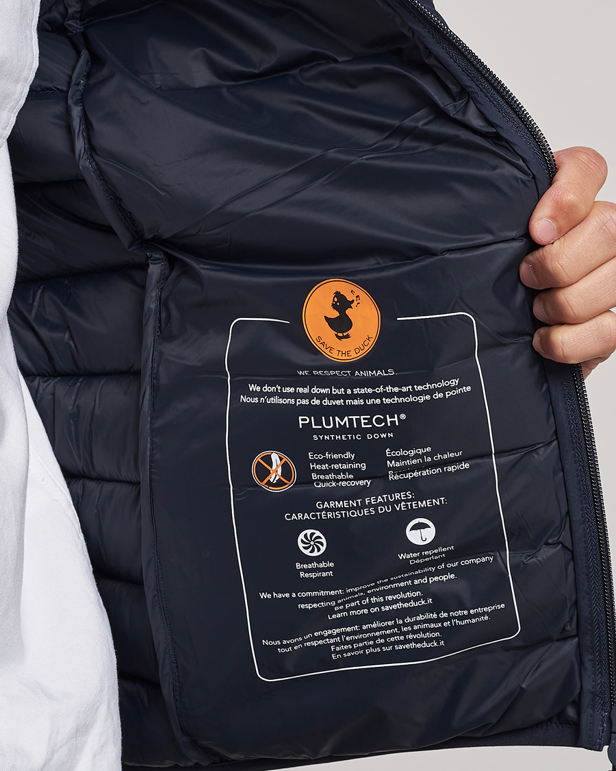 Homme | Manteaux Et Vestes | Save The Duck | Rhus Matt Lightweight Vest Blue Black