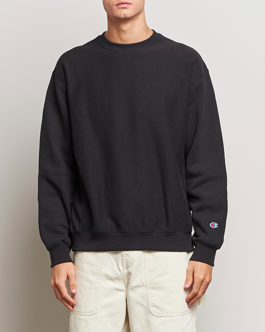 Homme |  | Champion | Reverse Weave Soft Fleece Sweatshirt Black Beauty