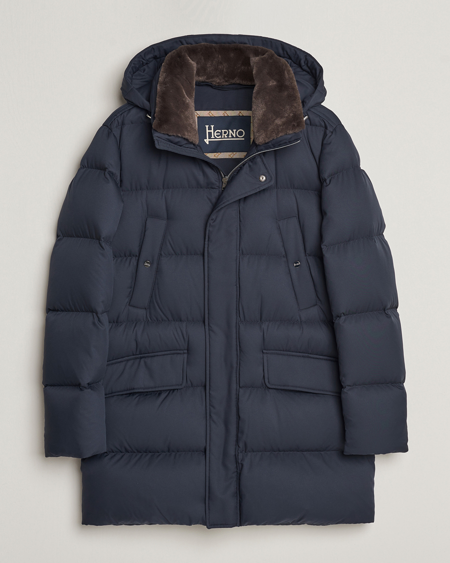 Herno long sale down coat