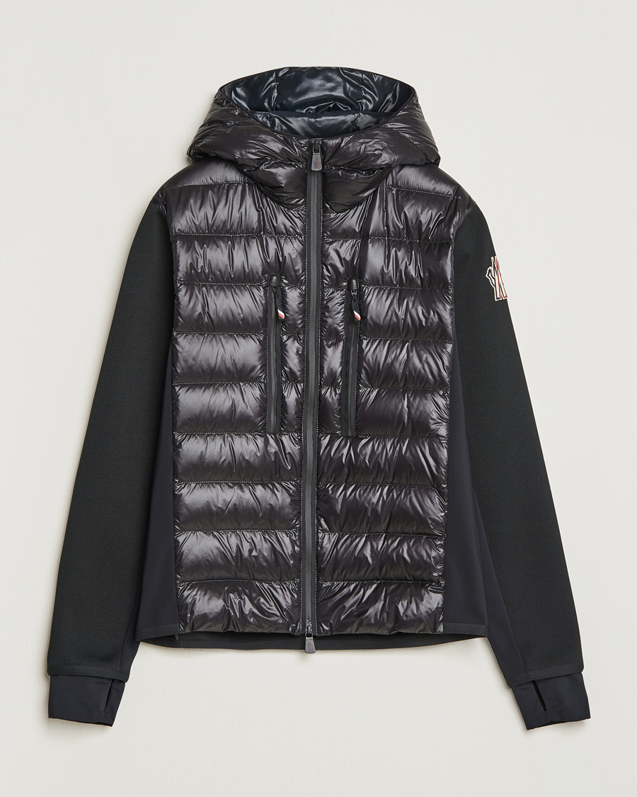 Moncler Grenoble Hybrid Zip Cardigan Black