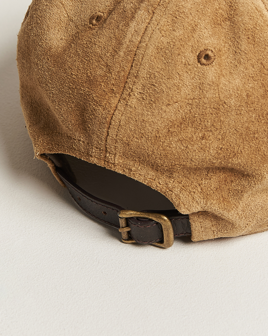 RRL Rough Out Baseball Cap Brown - Acheter RRL .