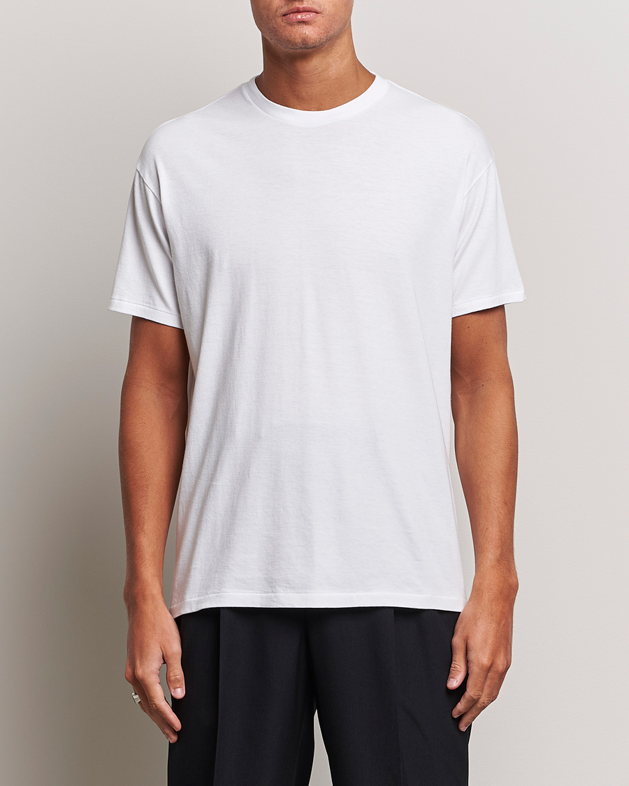 Homme |  | Auralee | Seamless Crew Neck T-Shirt White