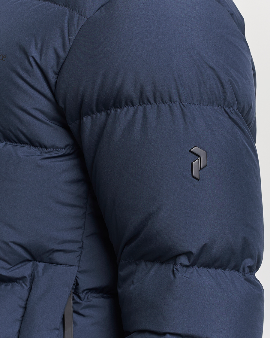 Homme | Manteaux Et Vestes | Peak Performance | Rivel Down Hooded Jacket Blue Shadow