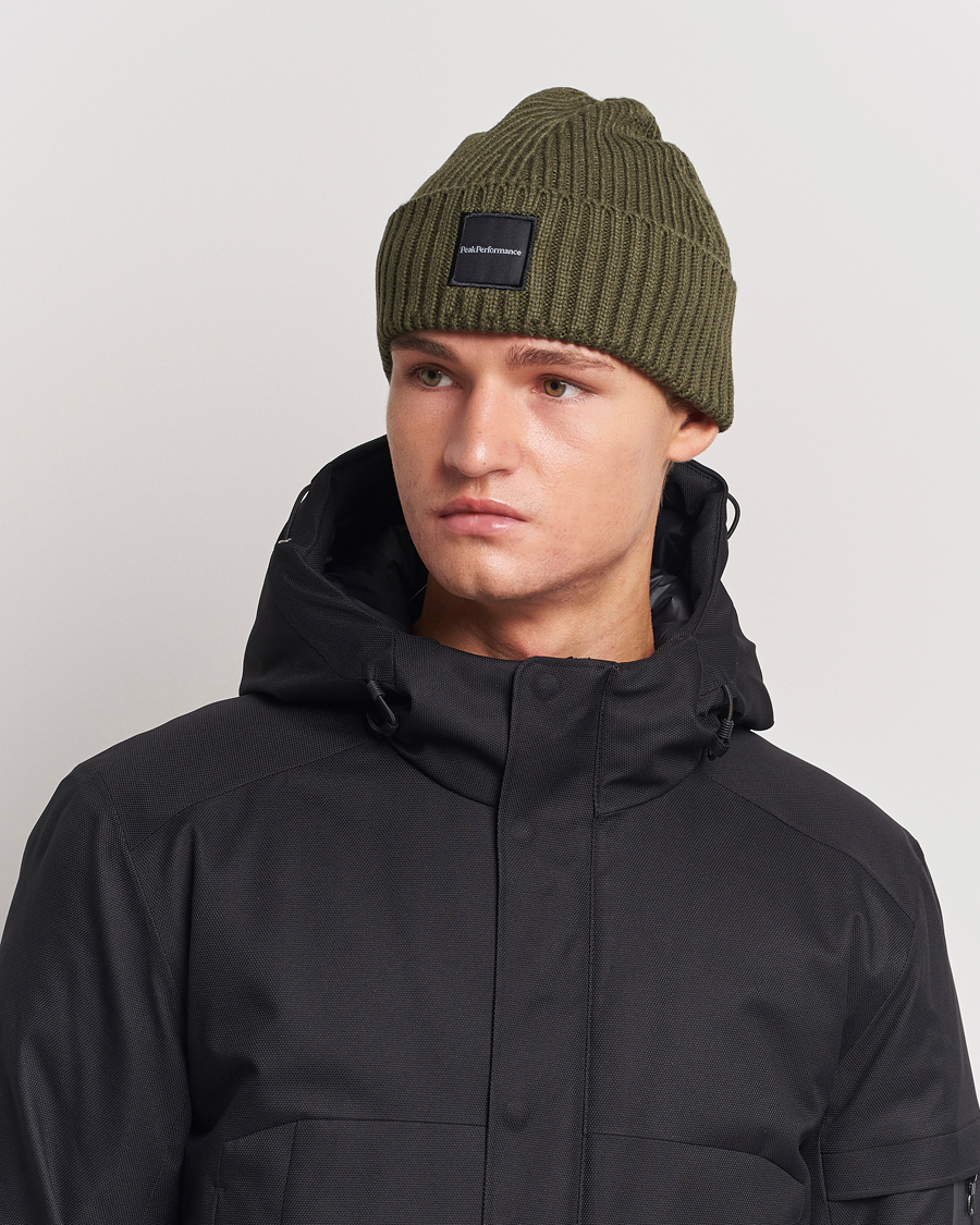 Homme |  | Peak Performance | Cornice Ribbed Hat Pine Needle