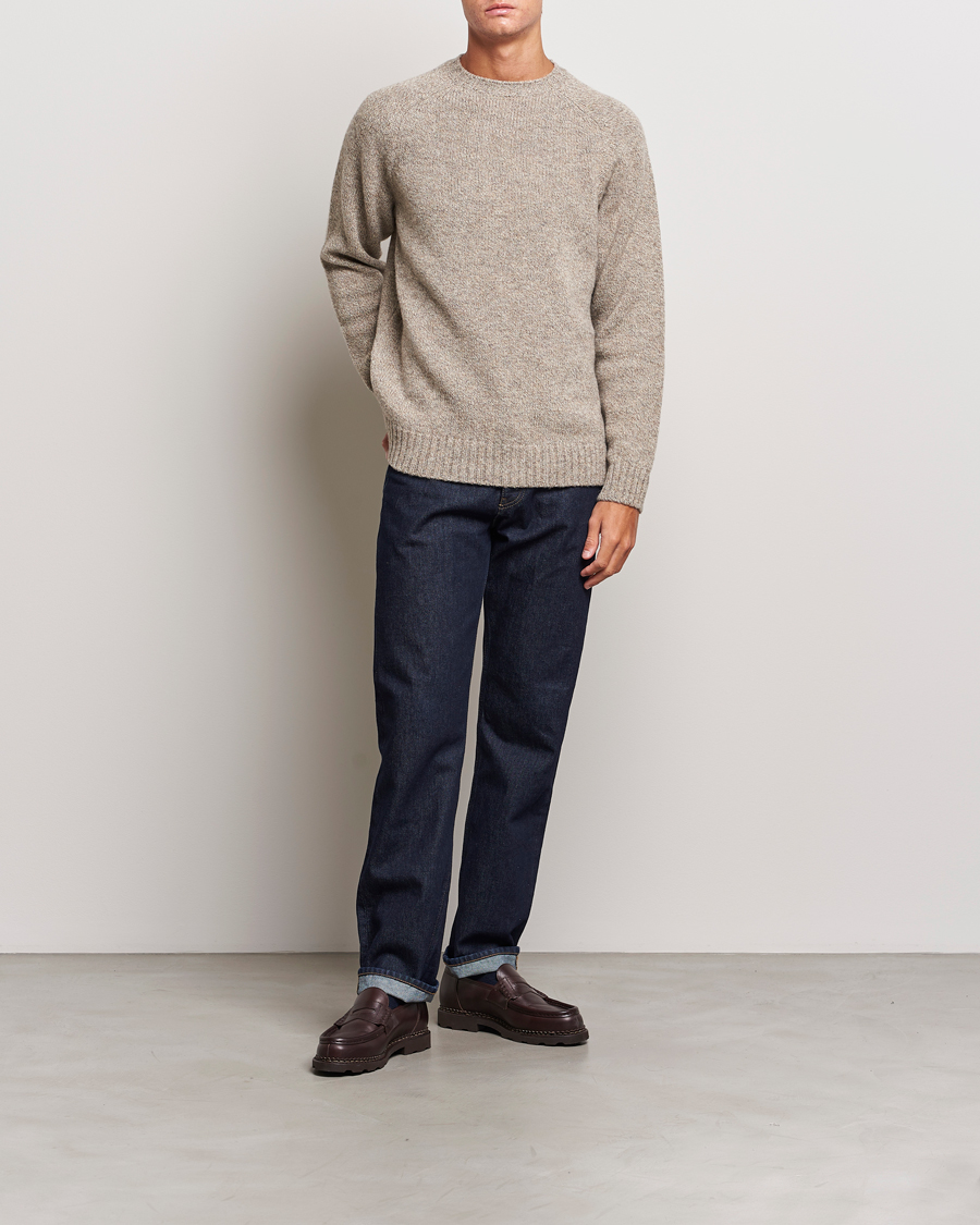 Homme | Pulls Et Tricots | Filson | Irish Wool 5-Guage Knitted Sweater Natural/Brown