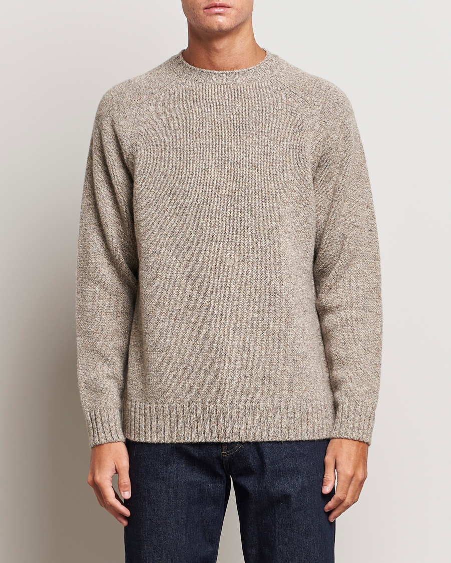 Homme | Pulls Et Tricots | Filson | Irish Wool 5-Guage Knitted Sweater Natural/Brown