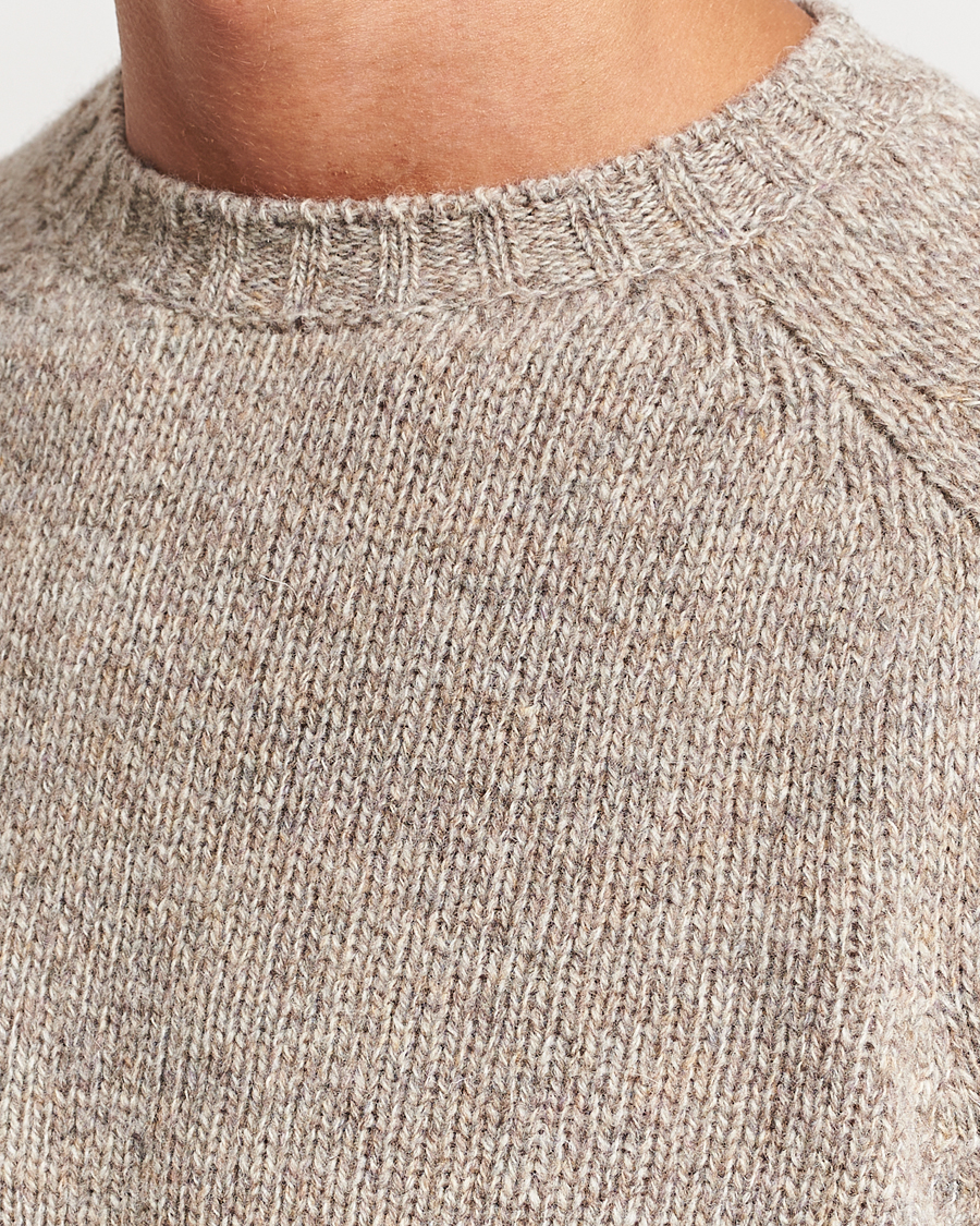 Homme | Pulls Et Tricots | Filson | Irish Wool 5-Guage Knitted Sweater Natural/Brown