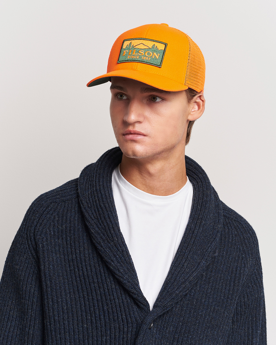 Homme |  | Filson | Logger Mesh Cap Blaze Orange