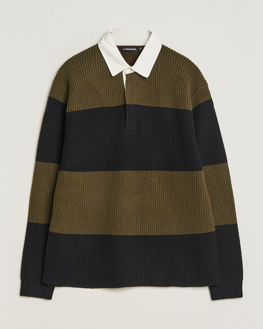 Homme | Pulls Et Tricots | J.Lindeberg | Larkspur Knitted Rugby Black
