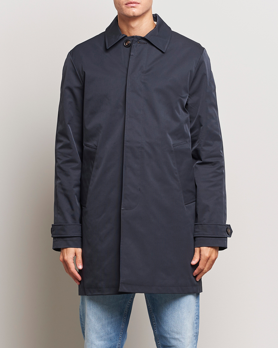 Homme |  | Morris | Barlay Waterproof Car Coat Blue