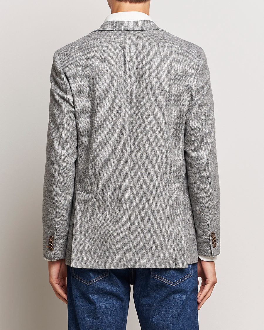 Homme | Blazers | Morris | Archie Herringbone Blazer Grey