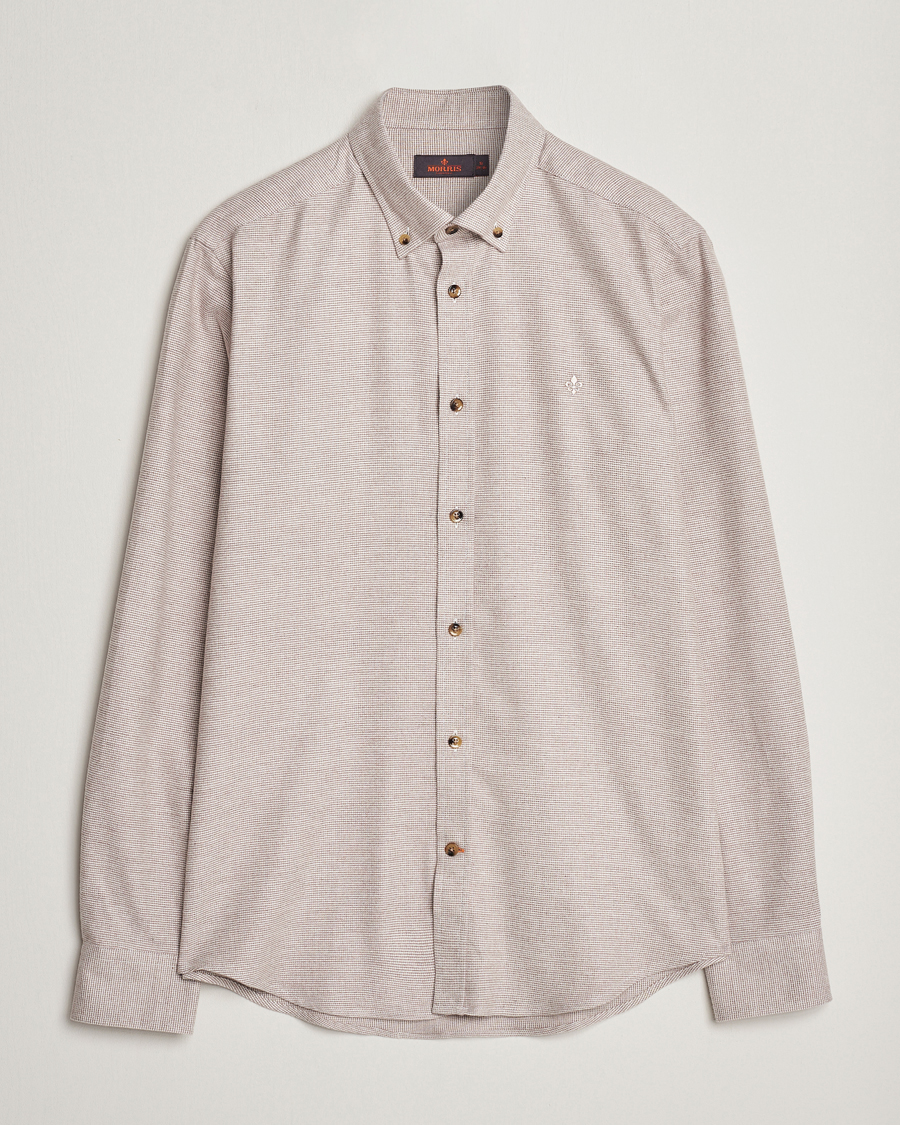 Homme | Chemises | Morris | Flanell Check Shirt Khaki