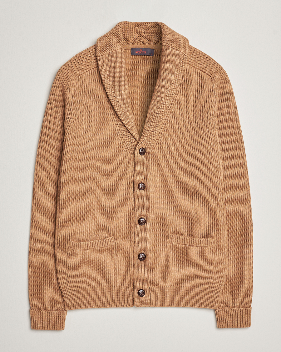 Morris Brayden Shawl Cardigan Camel