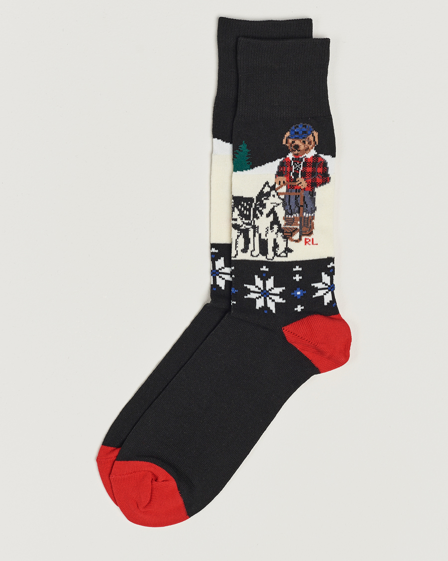 Homme | Sous-Vêtements Et Chaussettes | Polo Ralph Lauren | Holiday Bear Socks Navy/White