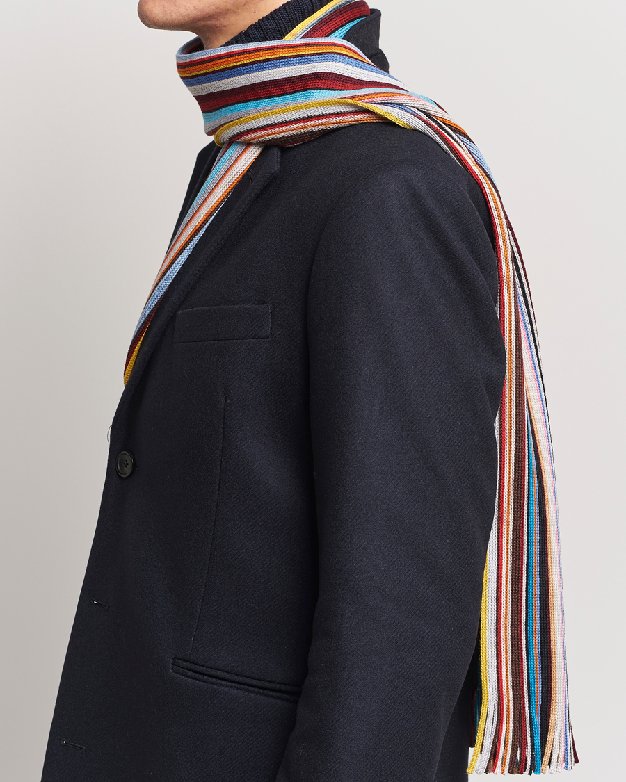 Homme |  | Paul Smith | Merino Wool Signature Scarf Multi