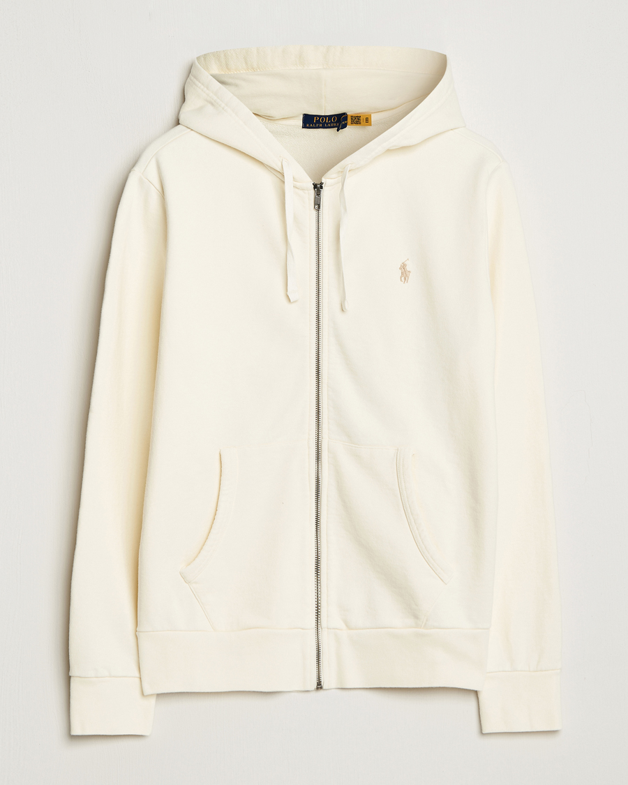 Polo Ralph Lauren Loopback Full Zip Hoodie Clubhouse Cream