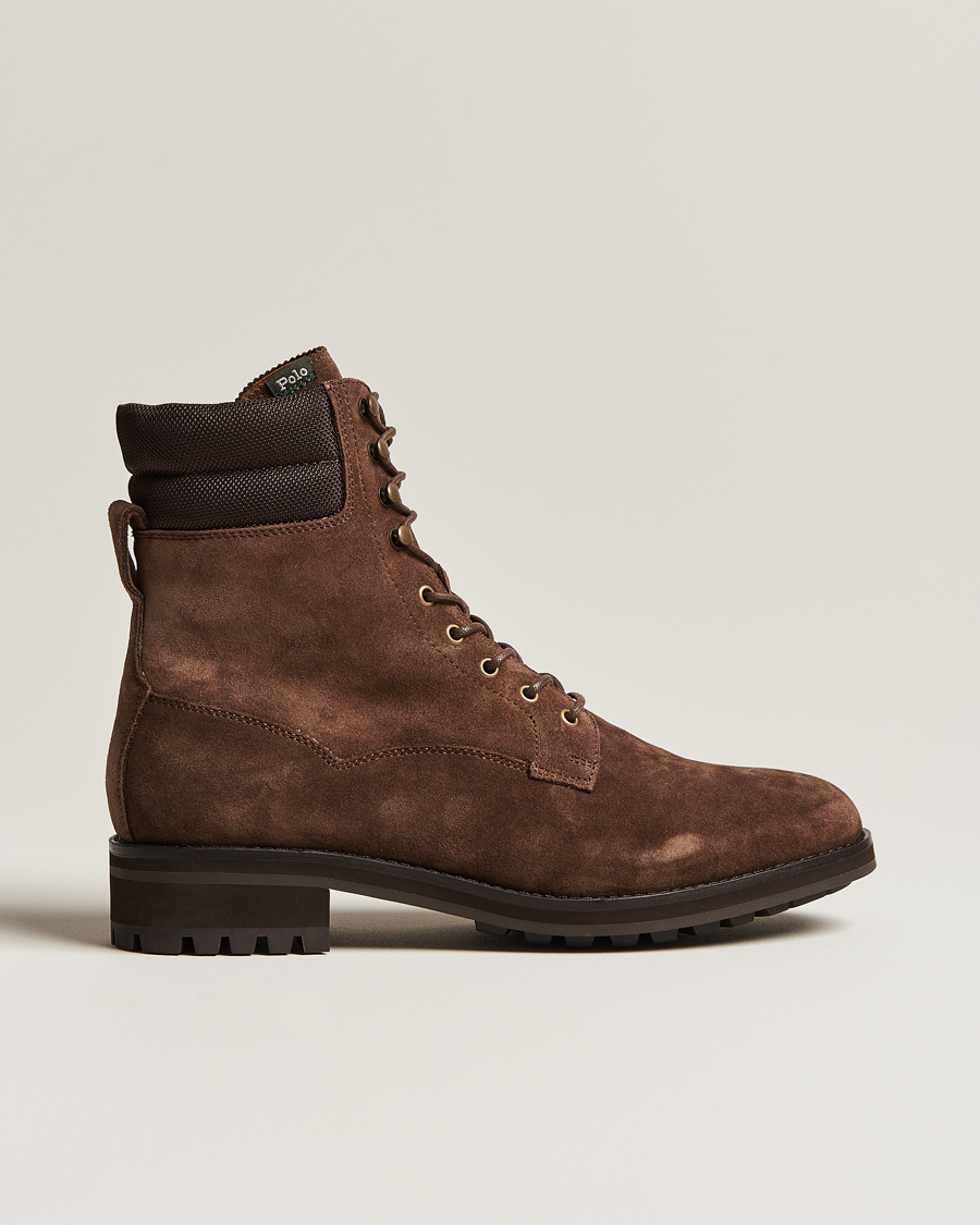 Polo Ralph Lauren Bryson Suede Boot Chocolate Brown