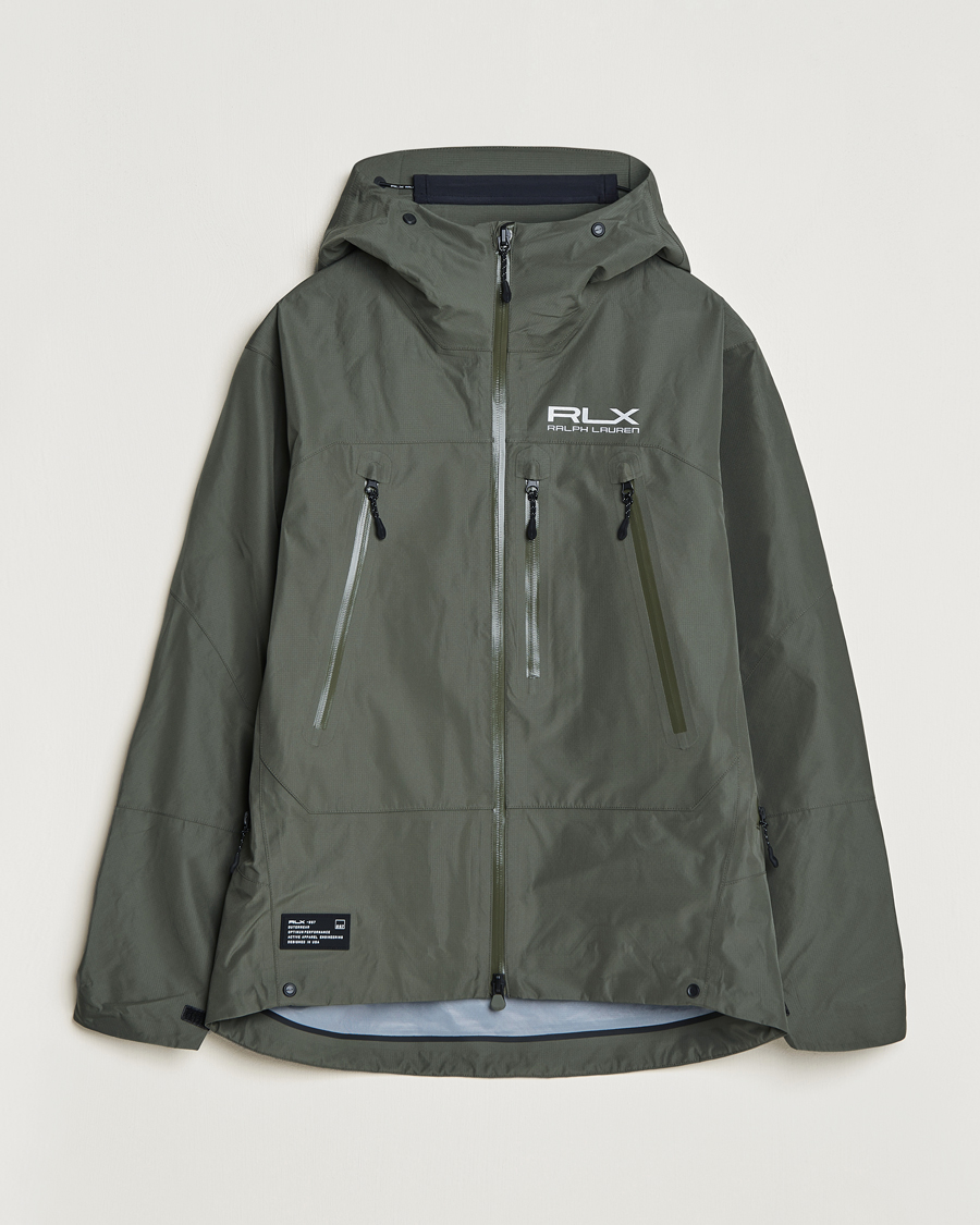 RLX Ralph Lauren Patrol Lined Windbreaker Fossil Green