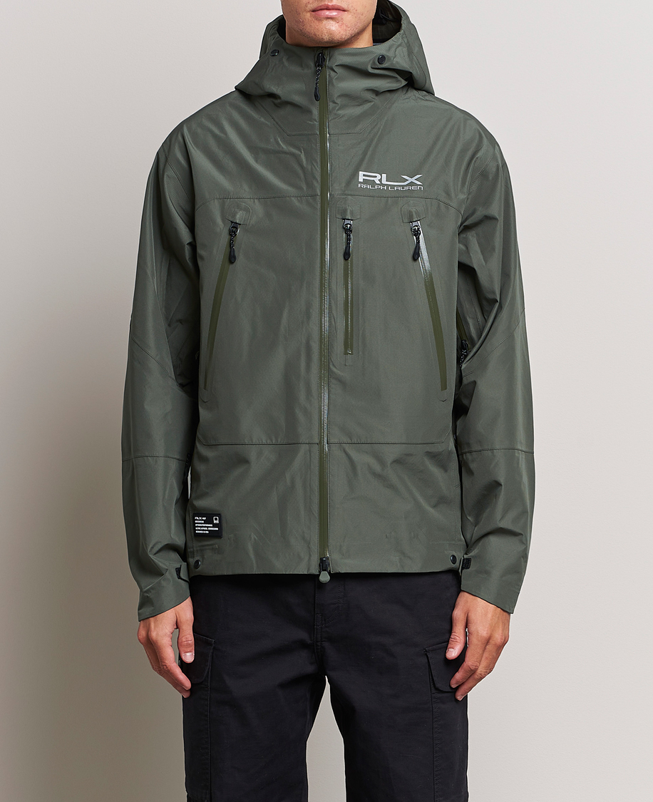 RLX Ralph Lauren Patrol Lined Windbreaker Fossil Green