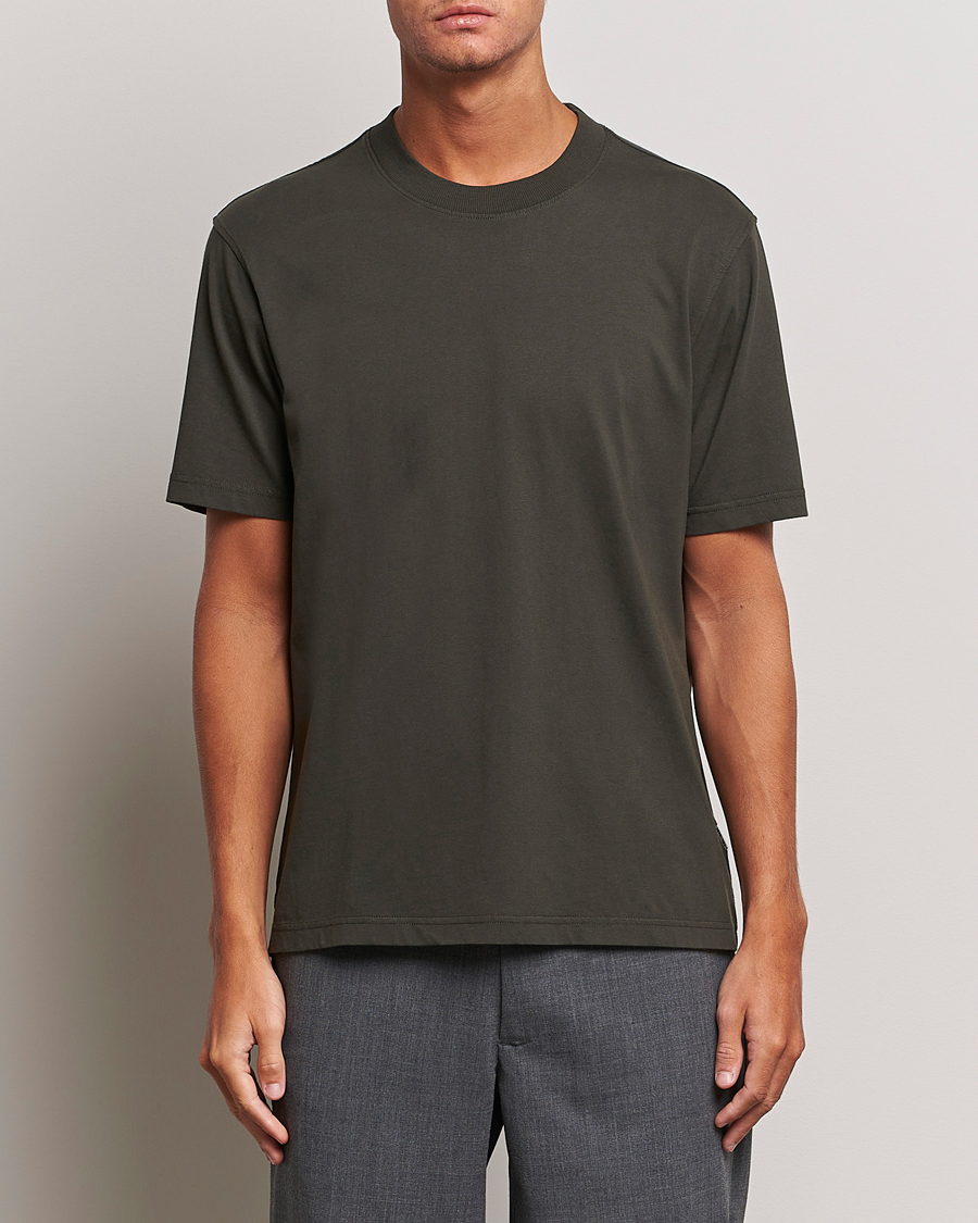 Homme |  | NN07 | Adam Crew Neck T-Shirt Dark Army