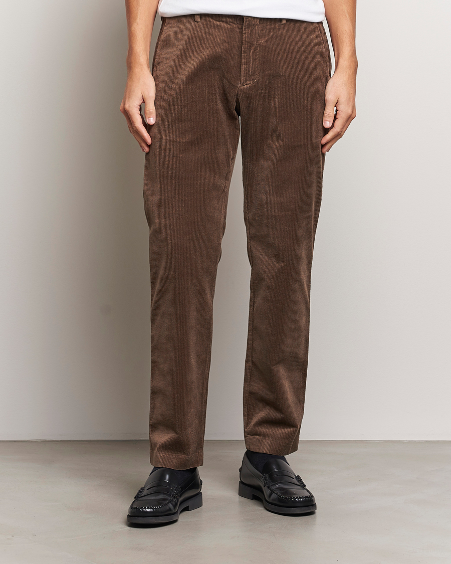 Homme |  | NN07 | Theo Regular Fit Corduroy Chinos Shitake