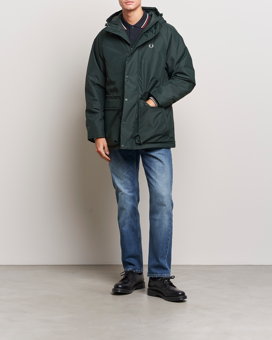 Fred perry padded store parka jacket