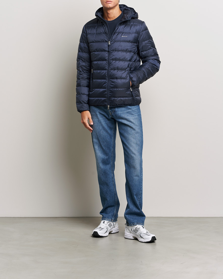 Gant light cheap down jacket navy