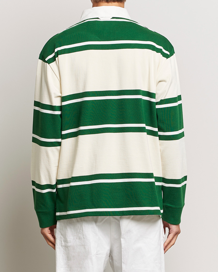 Homme | Pulls Et Tricots | GANT | Striped Heavy Rugger Strong Green