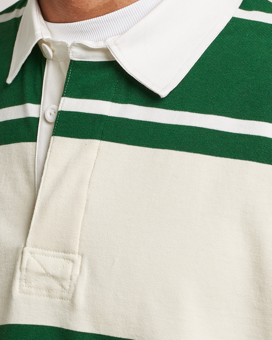 Homme | Pulls Et Tricots | GANT | Striped Heavy Rugger Strong Green