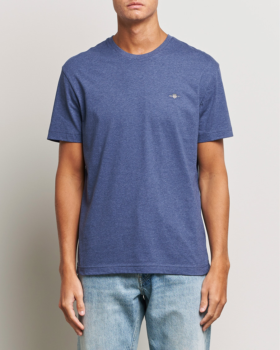 Homme |  | GANT | The Original T-Shirt Dark Jeansblue Melange