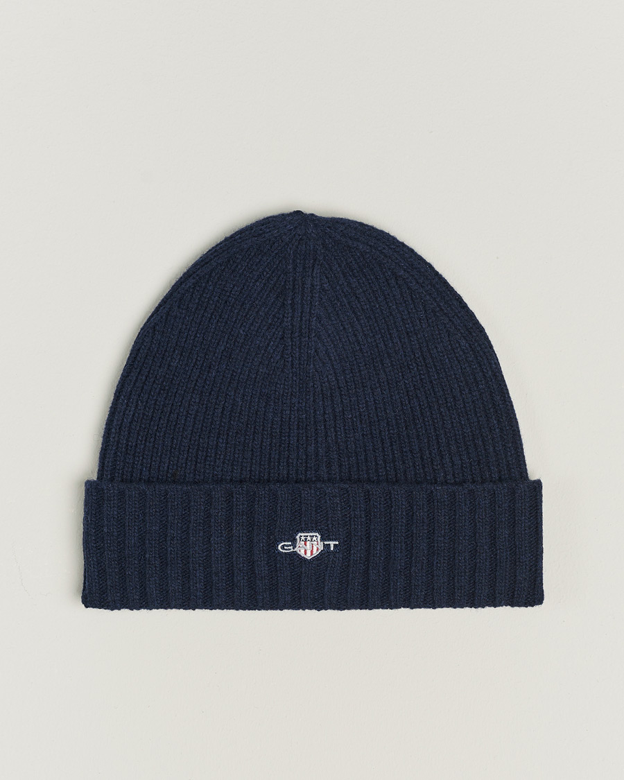 GANT Wool Lined Beanie Marine Acheter GANT CareOfCarl