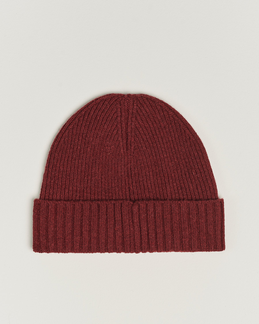 Homme | GANT Wool Lined Beanie Plumped Red | GANT | Wool Lined Beanie Plumped Red