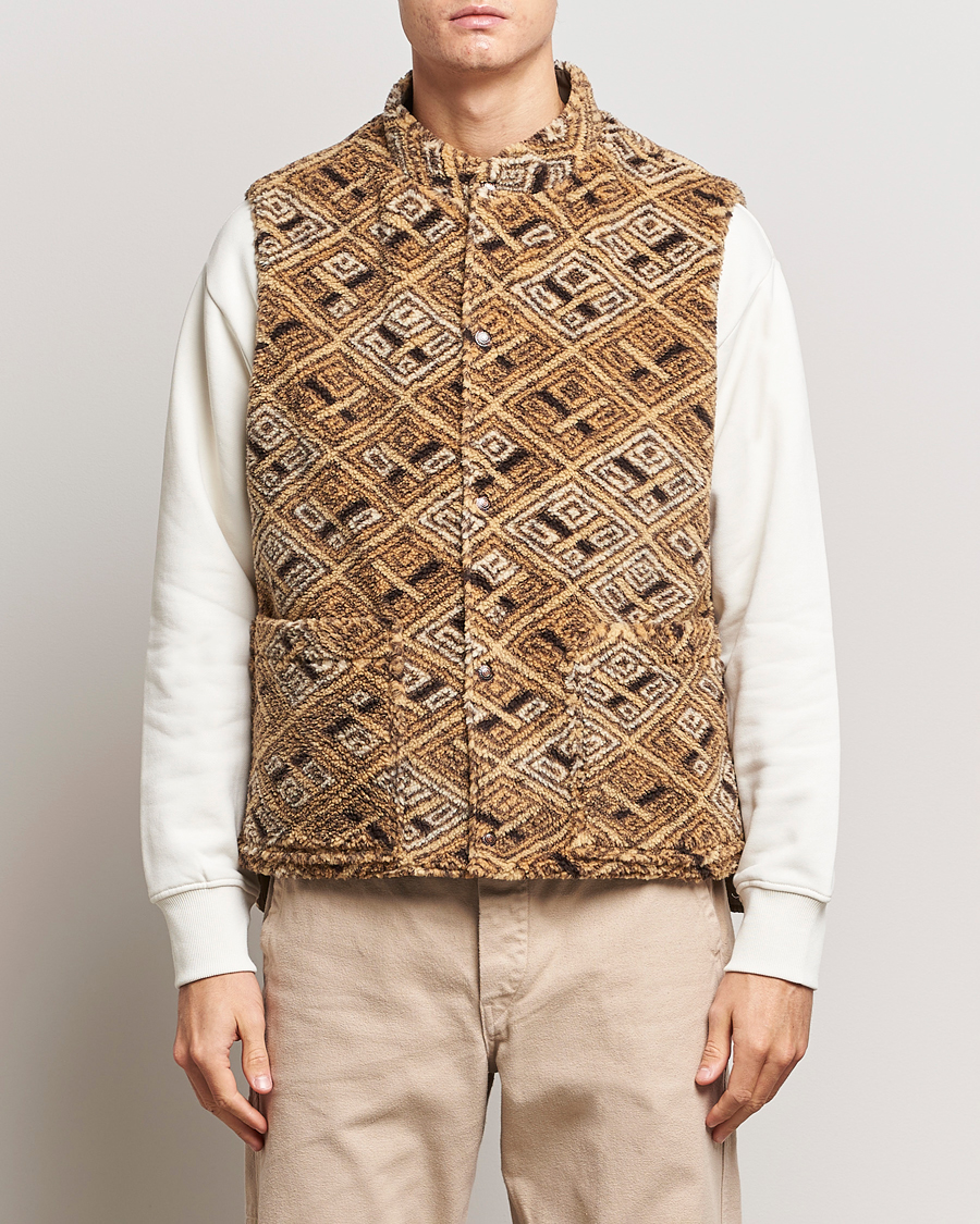 Homme | Manteaux Et Vestes | orSlow | Reversible Kuba Vest Army Green
