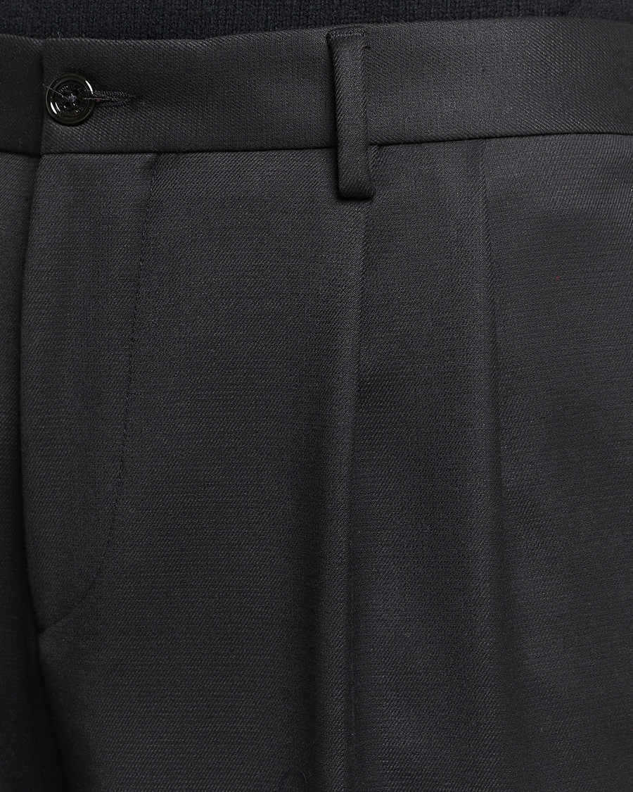 Homme | Pantalons | J.Lindeberg | Haij Double Pleat Pants Black