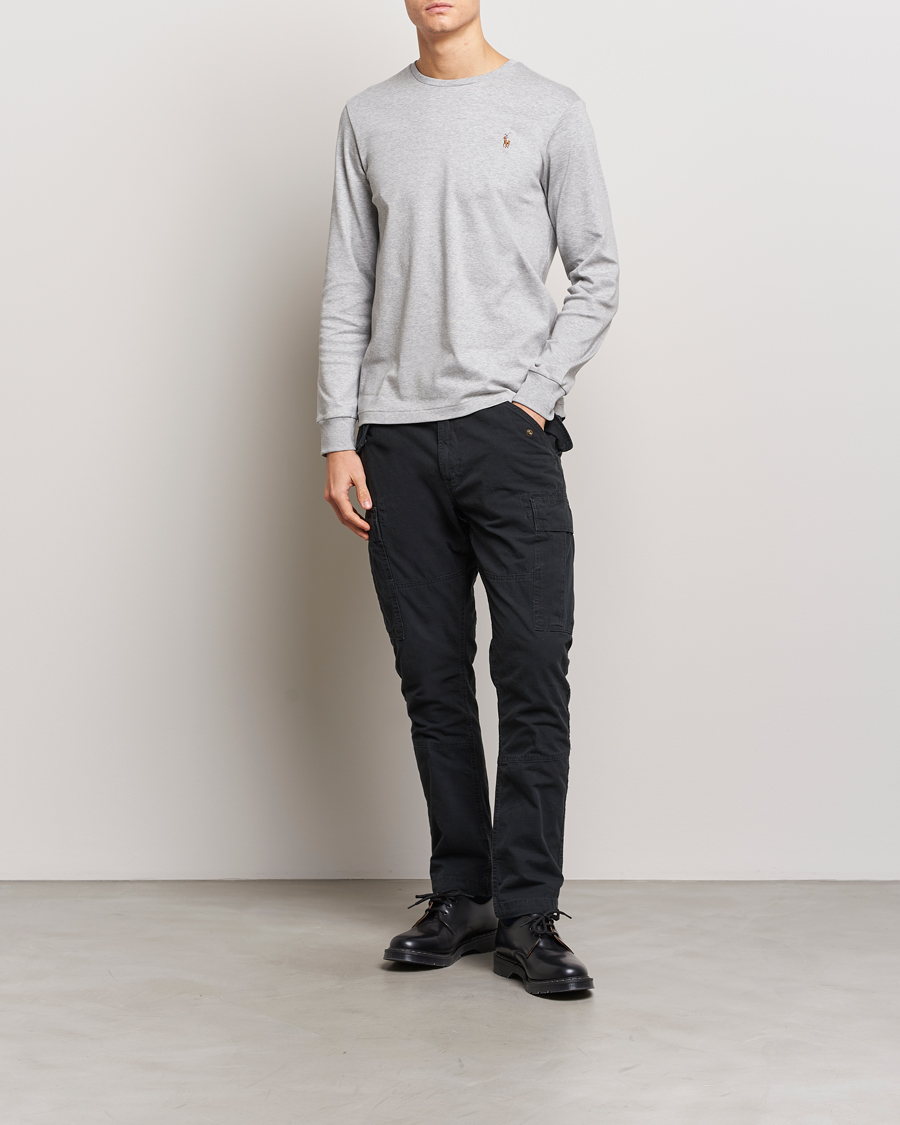 Tee shirt manche online longue ralph lauren homme