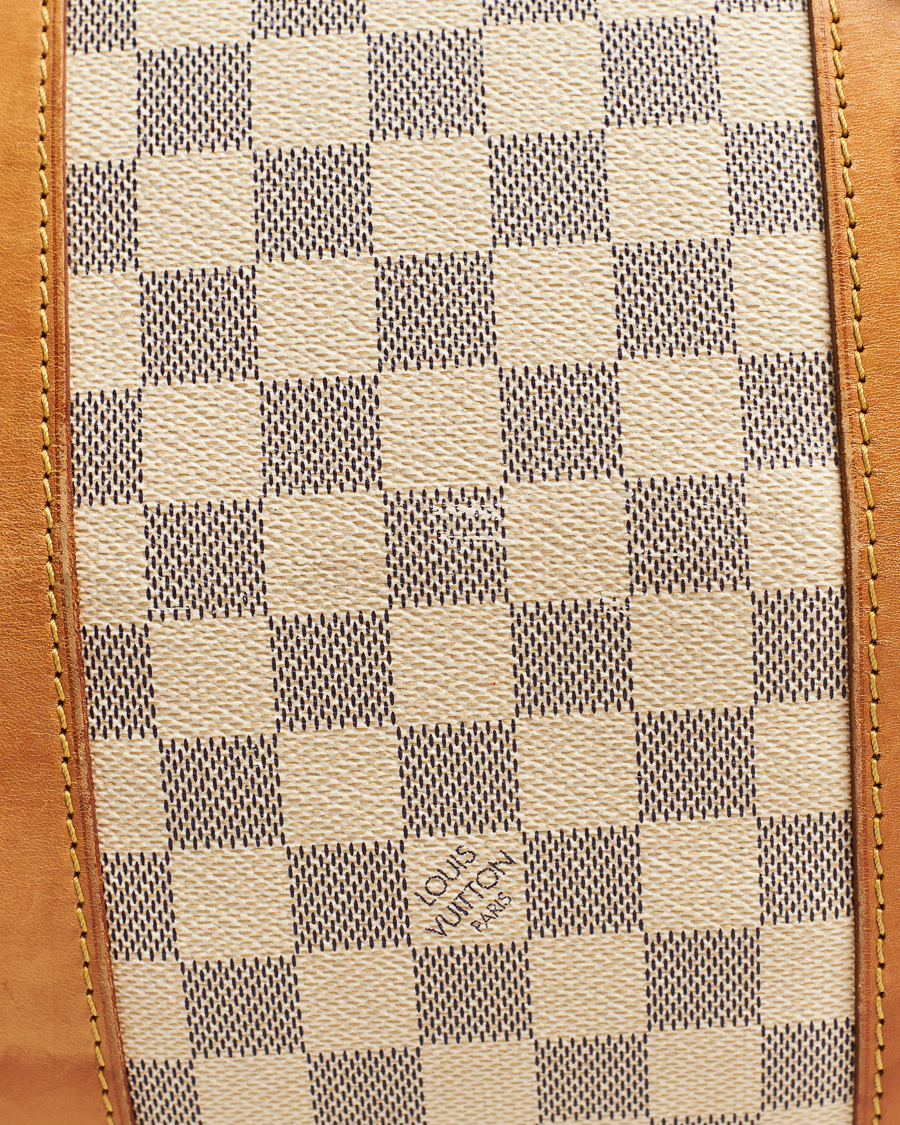 Keepall 50 Vintage bag in azure damier canvas Louis Vuitton - Second Hand /  Used – Vintega
