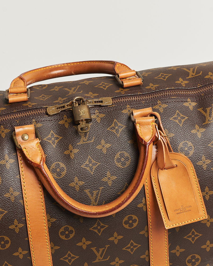 Homme | Louis Vuitton Pre-Owned Keepall 60 Bag Monogram | Louis Vuitton Pre-Owned | Keepall 60 Bag Monogram