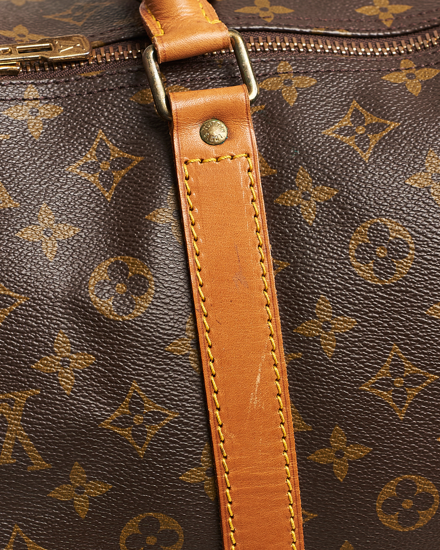 Homme | Louis Vuitton Pre-Owned Keepall 60 Bag Monogram | Louis Vuitton Pre-Owned | Keepall 60 Bag Monogram