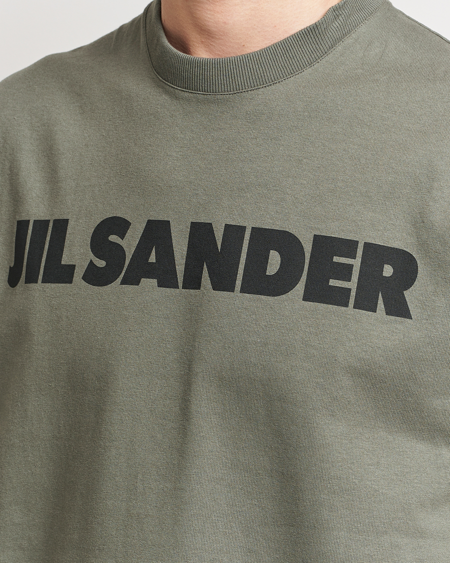 Homme | T-shirts | Jil Sander | Printed Logo T-Shirt Thyme Green