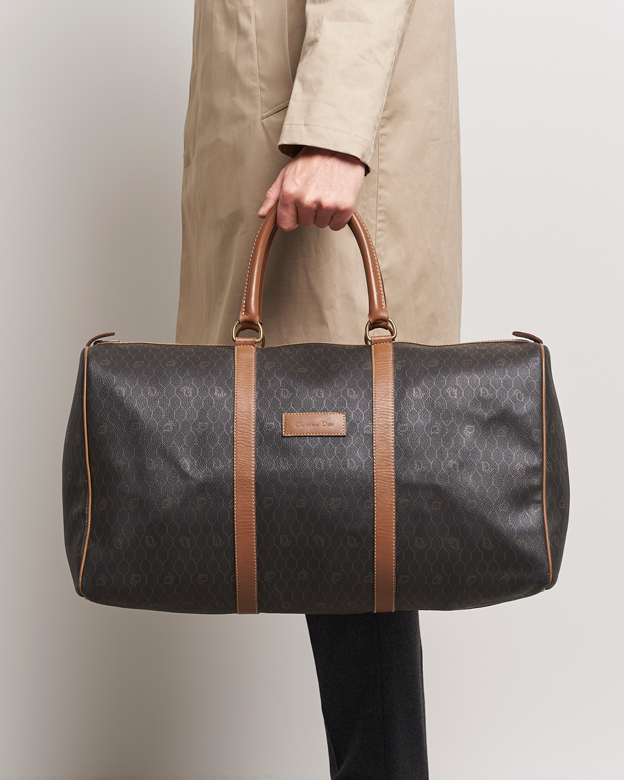 Homme | Dior Pre-Owned Travel Handbag Monogram | Dior Pre-Owned | Travel Handbag Monogram