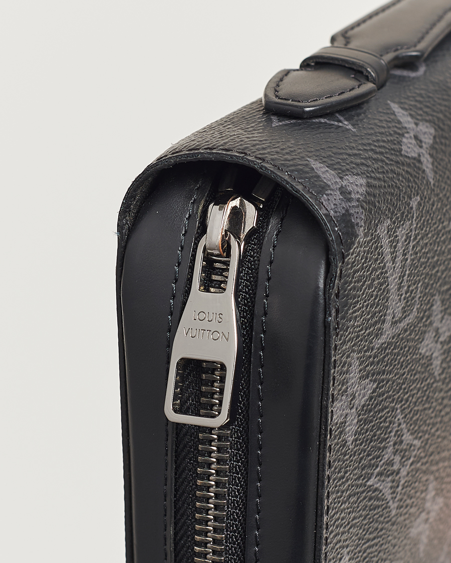 Homme | Louis Vuitton Pre-Owned Zippy XL Wallet Monogram Eclipse | Louis Vuitton Pre-Owned | Zippy XL Wallet Monogram Eclipse